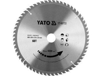Пильный диск WIDIA для дерева 255х60Tх30мм YATO YT-60733 YT-60733 изображение