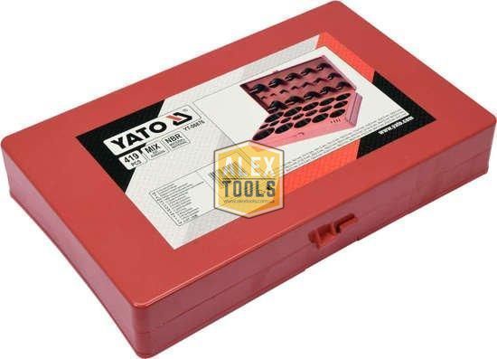 Гумові ущільнювальні кільця 419 шт YATO YT-06876 YT-06876 зображення