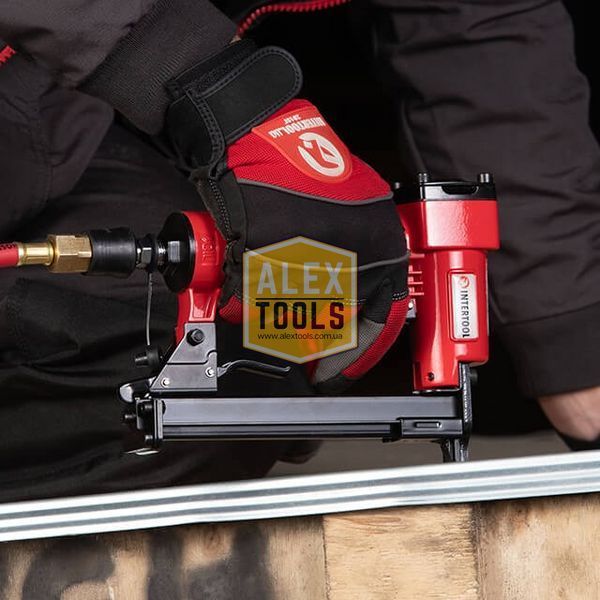 Степлер пневматичний для скоби 12.80*16 мм INTERTOOL PT-1610 PT-1610 зображення