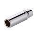 Головка шестигранная удлиненная STORM 1/4", 10 мм, Cr-V INTERTOOL ET-0460 ET-0460 фото товара 1