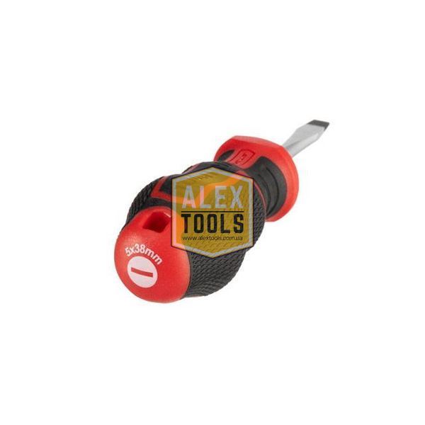 Отвертка шлицевая SL5.0*38 мм, S2, STORM INTERTOOL VT-3405 VT-3405 изображение