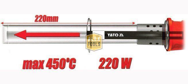 Термоніж для пінопласту YATO YT-82190 YT-82190 зображення