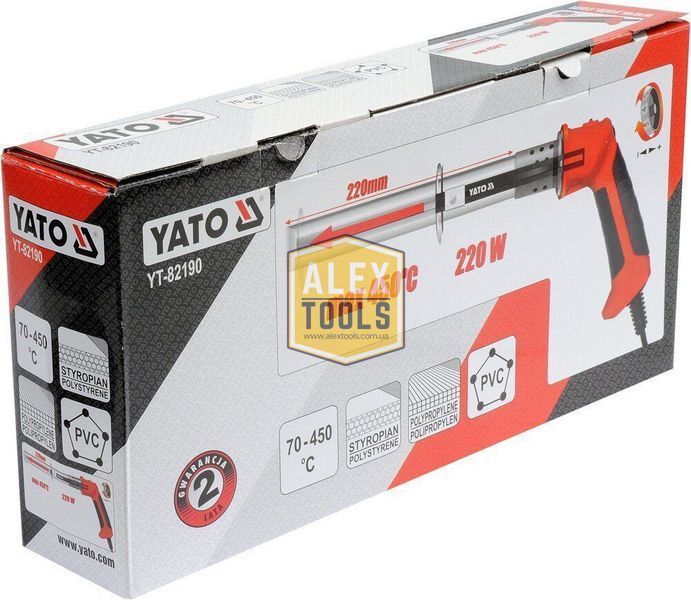 Термоніж для пінопласту YATO YT-82190 YT-82190 зображення