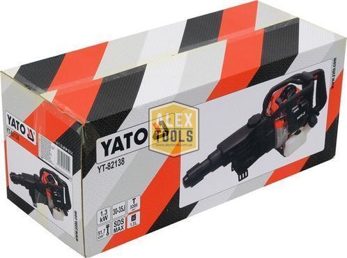 Перфоратор бензиновий SDS-MAX 45 Дж YATO YT-82138 YT-82138 зображення