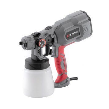 Фарбопульт електричний HVLP 550 Вт, форсунка 1,8 мм, бачок 800 мл, 400 мл/хв INTERTOOL DT-5055 DT-5055 зображення