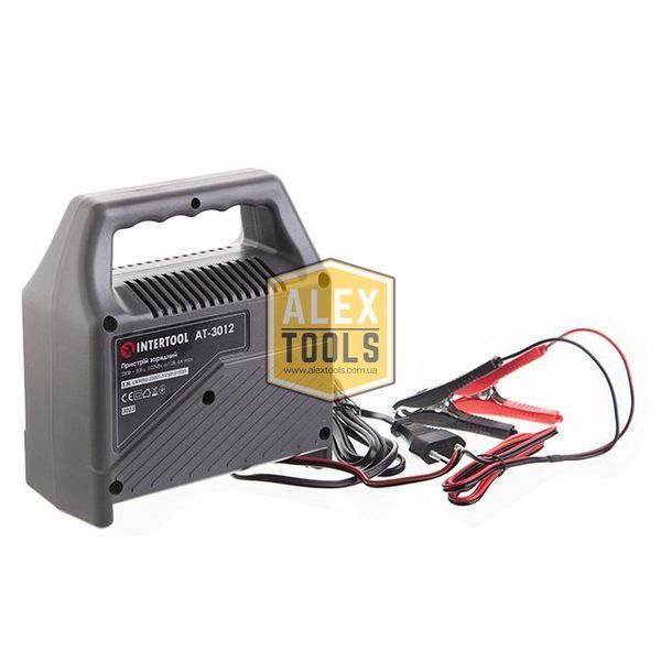 Пристрій зарядний для акумуляторів 6, 12 В, 10-60 Аг, з трансформатором INTERTOOL AT-3012 AT-3012 зображення