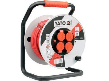 Подовжувач на котушці 50 метрів YATO YT-8108 YT-8108 зображення