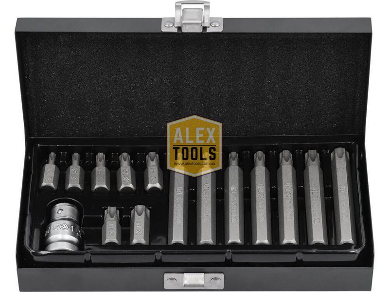 Насадки для отверток TORX, набор из 15 шт. YATO YT-0411 YT-0411 изображение