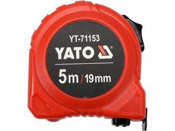 Рулетка рулонная со стальной лентой 5м х 19мм YATO YT-71153 YT-71153 изображение