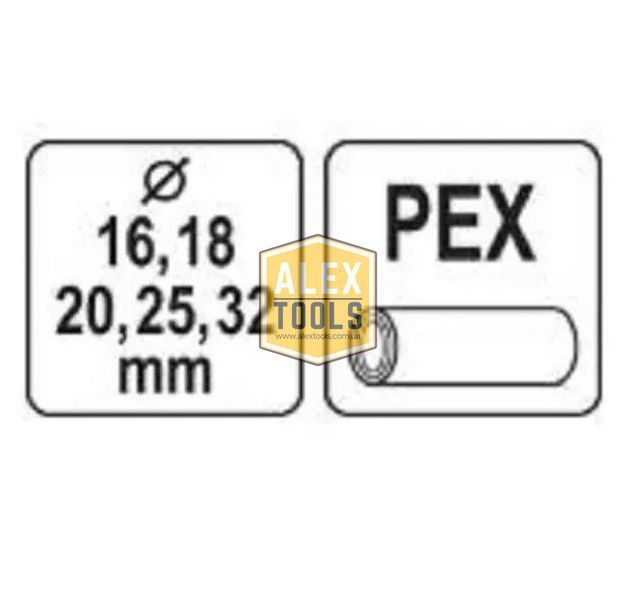 Калібратор DO RUR PEX 16-18-20-25-32 мм YATO YT-22378 YT-22378 зображення