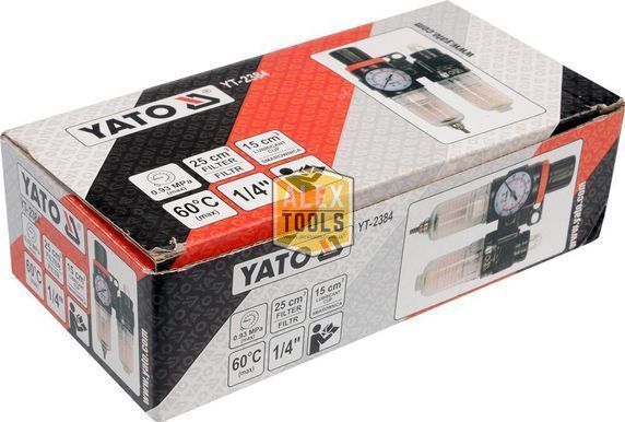 Воздушный фильтр с редуктором YATO YT-2384 YT-2384 изображение