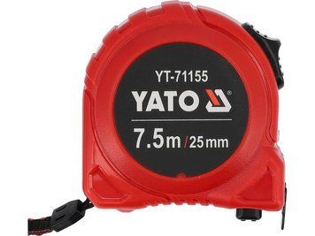 Рулетка рулонная со стальной лентой 7.5м х 25мм YATO YT-71155 YT-71155 изображение