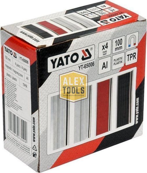 Змінні губки для лещат 100 мм YATO YT-65006 YT-65006 зображення