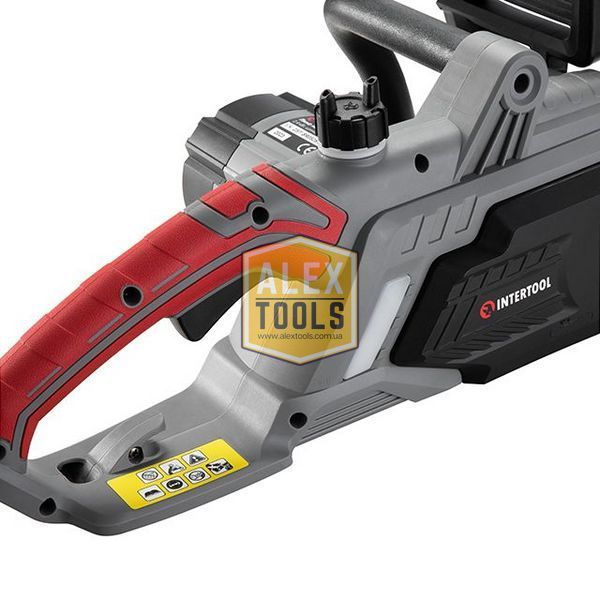 Пила цепная электрическая 2400 Вт, шина 40 см, боковой двигатель INTERTOOL DT-2201 DT-2201 изображение