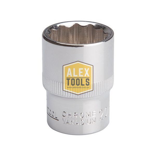 Головка дванадцятигранна STORM 1/2", 20 мм INTERTOOL ET-0220 ET-0220 зображення