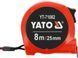 Рулетка измерительная 8м х 25мм YATO YT-71082 YT-71082 фото товара 1