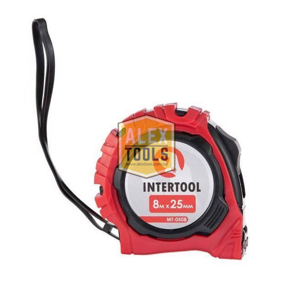 Рулетка з фіксатором 8м "Магніт" INTERTOOL MT-0508 MT-0508 зображення