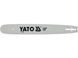 Напрямна пиляльного ланцюга 18" 0.325" 0.058" 72 P YATO YT-84936 YT-84936 фото товару 1