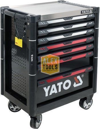 Сервисный шкаф 7 ящиков с замком для открывания YATO YT-09032 YT-09032 изображение