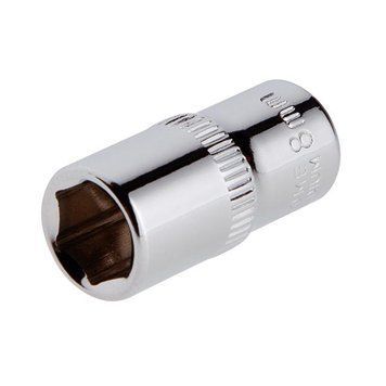 Головка шестигранна STORM 1/4", 8 мм, Cr-V INTERTOOL ET-0438 ET-0438 зображення