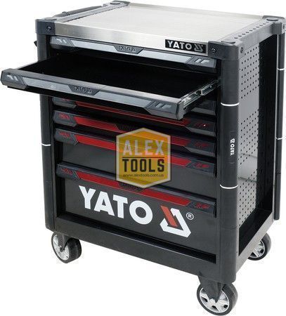Сервисный шкаф 7 ящиков с замком для открывания YATO YT-09032 YT-09032 изображение
