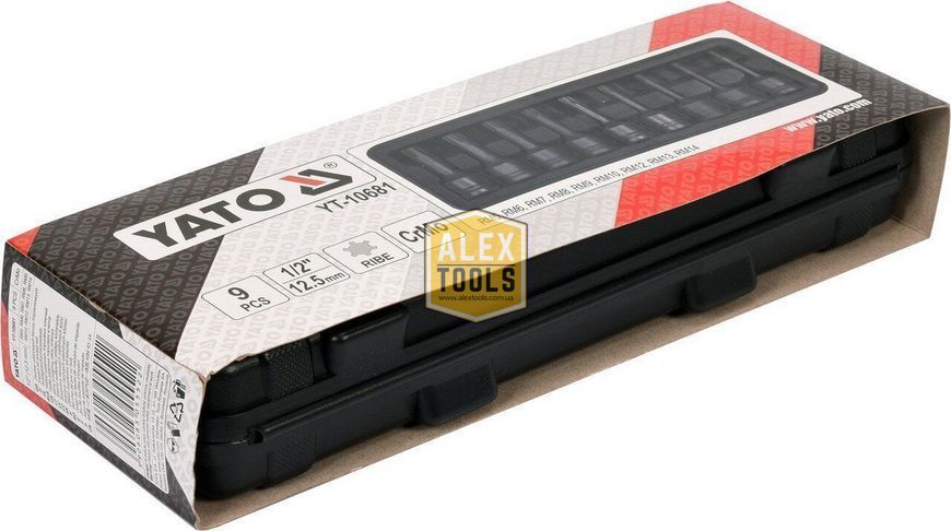 Набор шестигранных ключей RIBE 1/2" YATO YT-10681 YT-10681 изображение