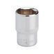 Головка шестигранная STORM 1/4", 12мм, Cr-V INTERTOOL ET-0442 ET-0442 фото товара 2