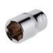 Головка шестигранная STORM 1/4", 12мм, Cr-V INTERTOOL ET-0442 ET-0442 фото товара 1