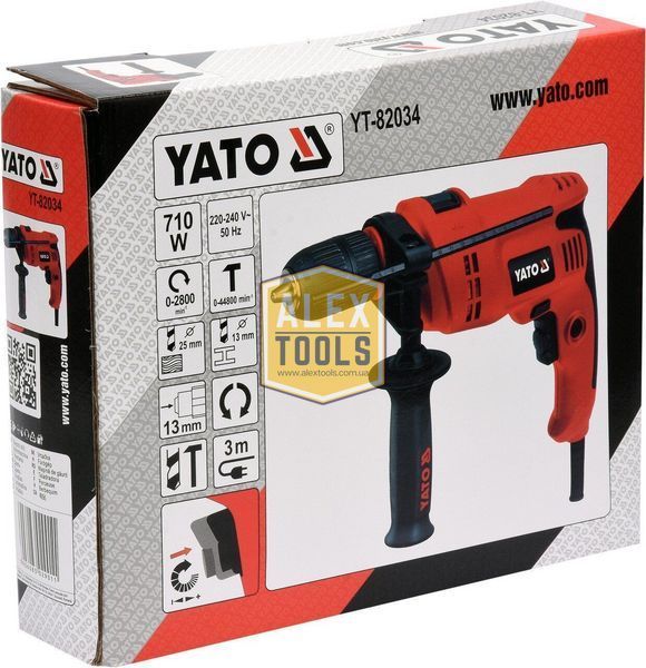 Електрична ударна дриль YATO YT-82034 YT-82034 зображення