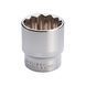 Головка дванадцятигранна STORM 1/2", 30 мм INTERTOOL ET-0230 ET-0230 фото товару 2