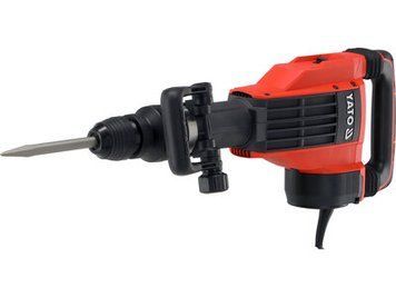 Отбойный молоток сетевой SDS-MAX YATO: 230V, 1700 Вт, F= 40 Дж; + пики и долото YT-82003 изображение
