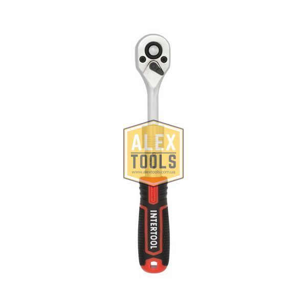 Рукоятка с храповым механизмом телескопическая STORM, 1/4", 72 зуба, Cr-V INTERTOOL ET-8004 ET-8004 изображение