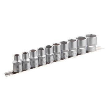 Набір головок на планці 10-24 мм, 1/2", 10 од. INTERTOOL ET-6011 ET-6011 зображення