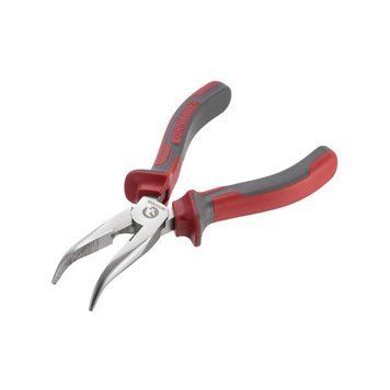 Длинногубцы изогнутые 160 мм С55 INTERTOOL HT-0131 HT-0131 изображение
