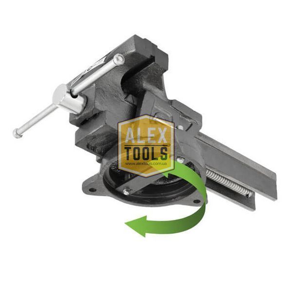 Лещата слюсарні поворотні, 150 мм INTERTOOL HT-0083 HT-0083 зображення