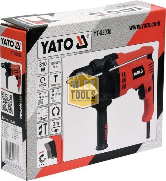 Дриль ударний YATO YT-82036 YT-82036 зображення