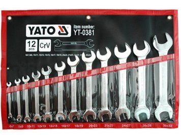 Набор гаечных рожковых ключей YATO YT-0381 YT-0381 изображение