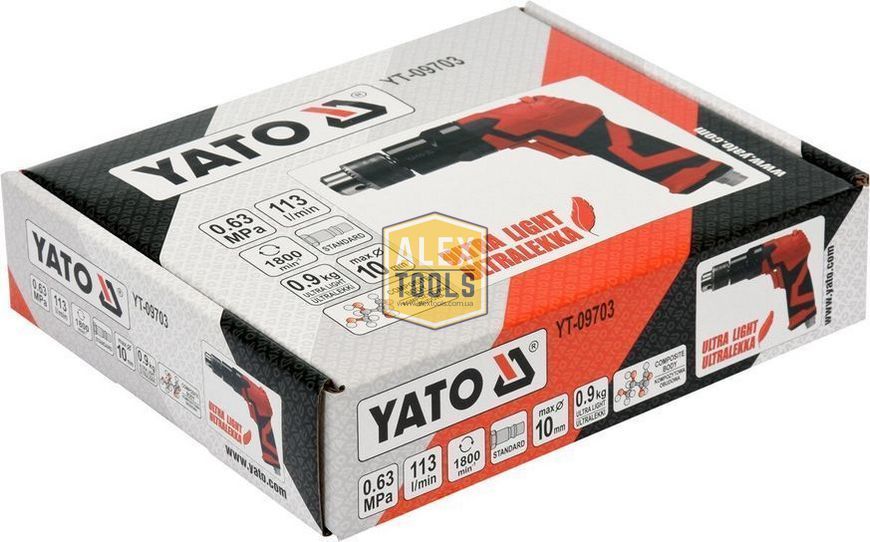 Дриль пневматичний YATO YT-09703 YT-09703 зображення