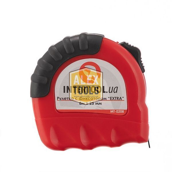 Рулетка з металевим полотном 8 м * 25 мм "EXTRA" INTERTOOL MT-0208 MT-0208 зображення