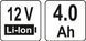 Акумулятор Li-Ion 12V 4Ah YATO YT-82910 YT-82910 фото товару 7