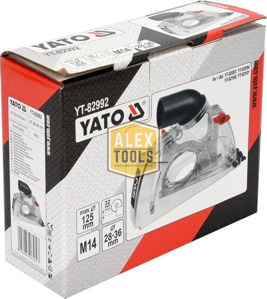 Насадка-пылеотвод для резки шлифовальной машиной 125 мм YATO YT-82992 YT-82992 изображение