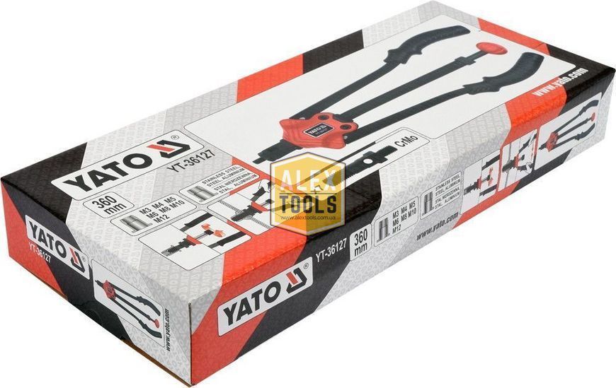 Заклепочник різьбовий 360 мм YATO YT-36127 YT-36127 зображення